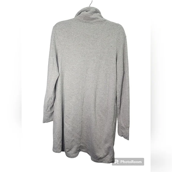 Lysse Active Bamboo Blend Grey Open Front Cardigan sz.S/M - Picture 2 of 7